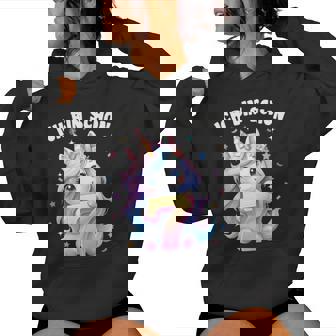 Kinder 7 Geburtstag Mädchen 7 Jahre Einhorn Party Outfit Einhorn Kapuzenpullover für Damen - Geschenkecke