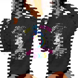 Kindergarten Graduate 2025 Unicorn Girls Women Hoodie - Monsterry