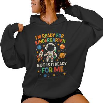 Kindergarten Student Teacher Astronaut Space Back To School Women Hoodie - Thegiftio UK