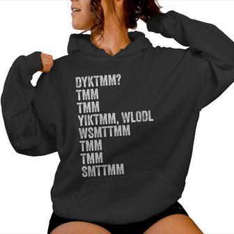 Do You Know The Muffin Man Dyktmm Nostalgic Quote Women Hoodie - Thegiftio UK