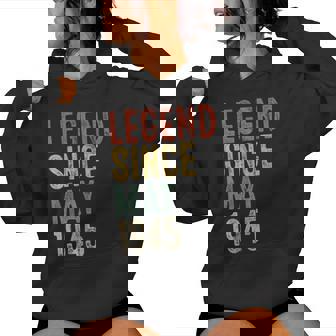 Legend 1945 80Th Birthday For 80 Year Old Women Hoodie - Monsterry