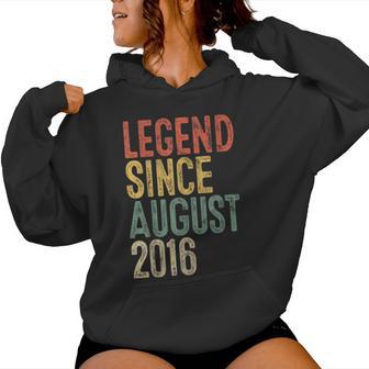 Legend 2016 9Th Birthday For Boy Girl 9 Year Old Women Hoodie - Thegiftio UK