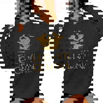 Legioii Gemina Aquila Romana Legión Romana Sudadera con capucha para mujer - Regaloses