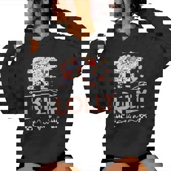 Lolly Bear Lolly Grandma Lolly Grandmother Women Hoodie - Thegiftio