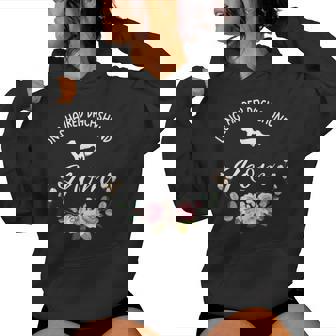 Long Haired Dachshund Dog Mom Silhouette Mother's Day Women Hoodie - Thegiftio