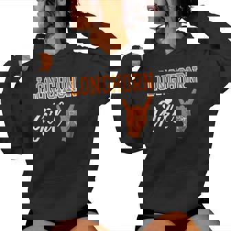 Longhorn Girl Heart Souvenir For Women Women Hoodie | Mazezy