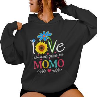 I Love Being Called Momo Grandma Mother's Day Women Hoodie - Thegiftio UK