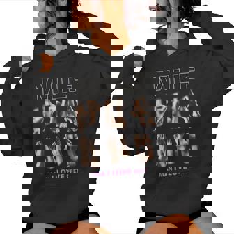 M I L F Man I Love Feet Sarcastic Quirky Humor Women Hoodie - Monsterry