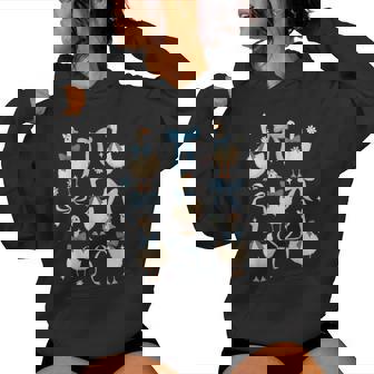 Mama Goose Coquette Bow Goose Lover Mom Mother's Day Women Hoodie - Thegiftio UK