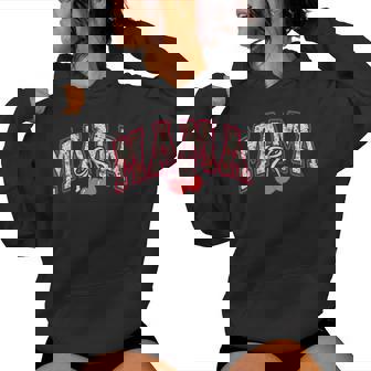 Mama Mommy Cherry Happy Mother's Day Mom Life Coquette Bow Women Hoodie - Seseable