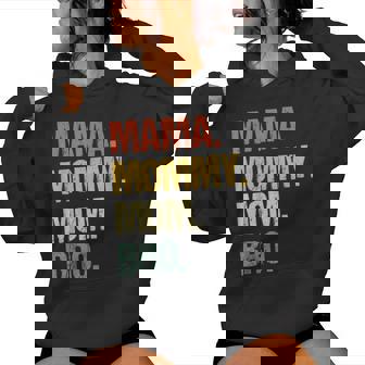 Mama Mommy Mom Bro Mothers' Day Women Hoodie - Monsterry
