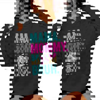 Mama Mommy Mom Bruh Baseball Mom Drip Ice Cream Women Hoodie | Mazezy