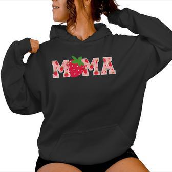Mama Strawberry First Birthday Party Strawberry Women Hoodie - Thegiftio UK
