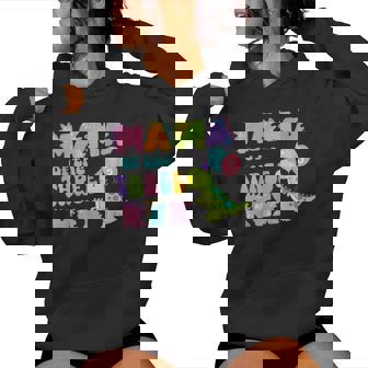 Mama Of The Three Rex Birthday Dinosaur Family Matching Women Hoodie - Thegiftio