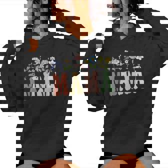 Mama Wildflower Floral Mama Women Hoodie - Monsterry