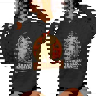 Mamabara Capybara Vintage Mother's Day Capybara Mom Women Hoodie | Mazezy