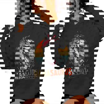 Mamasaurus Dinosaur Mom For Christmas Birthday Women Hoodie - Thegiftio UK