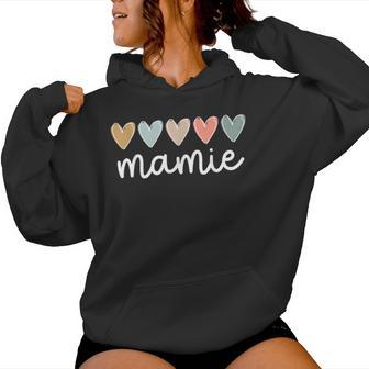 Mamie Hearts Mamie Grandma Mamie Grandmother Women Hoodie - Thegiftio UK