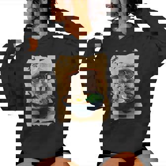 Marmot Marmotte Japonaise Homme Kawaii Mangeant Ramen Sweat à capuche femme - Cadeauxyz