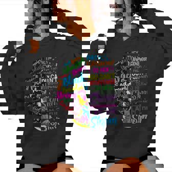Melanin Noire Africaine Américaine Forte Sweat à capuche femme - Cadeauxyz