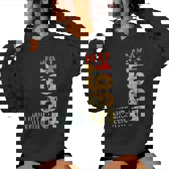 Mes Mayo 1985 Año 1985 Retro 1985Intage 1985 Desde 1985 Cuello Sudadera con capucha para mujer - Regaloses