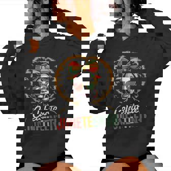 Miss Junenth Freedom Black American African Toddler Girl Women Hoodie | Mazezy