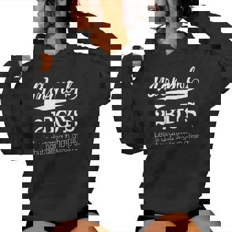 Mom Of 2 Boys Less Drama Than Girls Cute Mother's Day Women Hoodie - Monsterry