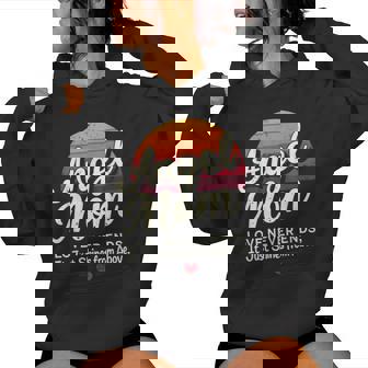 Mom Of An Angel Mother's Day Angel Infant Loss Retro Vintage Women Hoodie | Mazezy