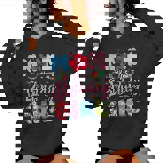 Mom Of The Birthday Girl Family Summer Beach Birthday Party Women Hoodie - Thegiftio