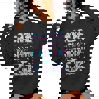 Mom Of The Birthday Mermaid Girl Family Matching Party Women Hoodie - Thegiftio UK