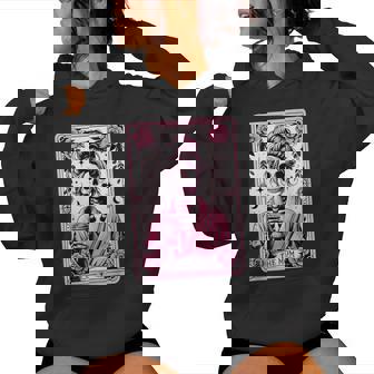 The Mom Tarot Card Woman Skeleton Mother Skull Mama Women Hoodie - Thegiftio