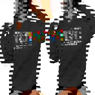 Mom Of A Master Builder Toy Brick Mother's Day Women Hoodie - Thegiftio