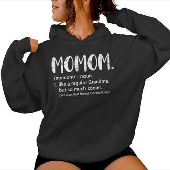 Momom For Idea Cute Grandma Momom Women Hoodie - Thegiftio UK
