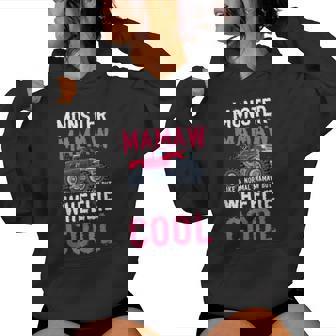 Monster Mamaw Wheelie Cool Monster Truck Mamaw Grandma Women Hoodie - Monsterry