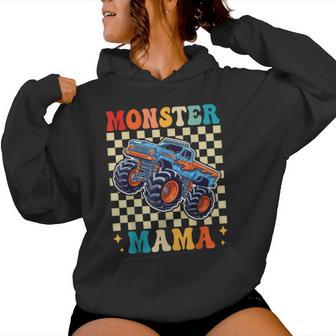 Monster Truck Mama Mom Family Matching Monster Truck Lovers Women Hoodie - Thegiftio UK