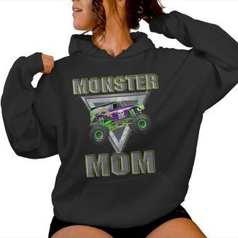 Monster Truck Mom Monster Truck Lovers Women Hoodie - Thegiftio UK