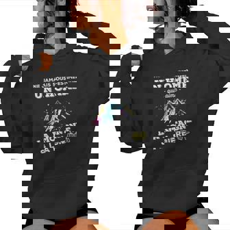 Ne Jamais Sousestimer Un Homme Mountains Sweat à capuche femme - Cadeauxyz