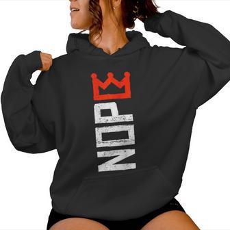 Next No Kings Protest Sign Women Hoodie - Thegiftio UK