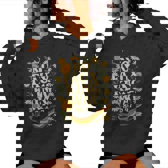 No Faux King Way 8647 Resist 70S Retro Floral Womens Women Hoodie | Mazezy