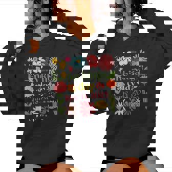 No Kings In America Floral No Kings Day June 14 4Th Of July Women Hoodie | Mazezy