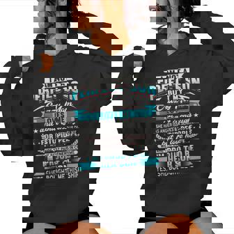 I Am Not A Perfect Son But My Crazy Mom Loves Me Women Hoodie - Monsterry