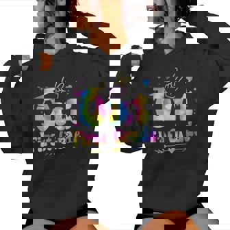 Peace Out First Grade Tie Dye Last Day Of School Graduation Women Hoodie - Thegiftio