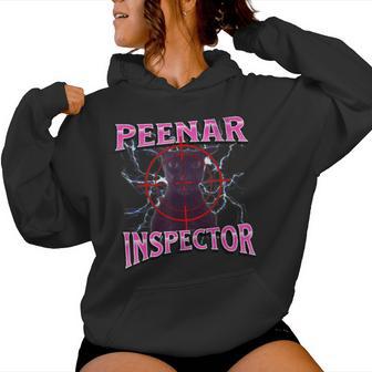 Peenar Inspector Offensive Cat Meme Bootleg Graphic For Women Women Hoodie - Thegiftio UK