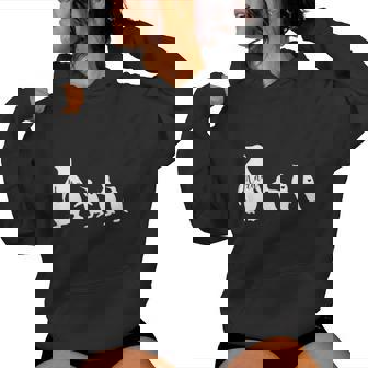 Penguin Colony Mama And Baby Mother's Day Women Hoodie | Mazezy