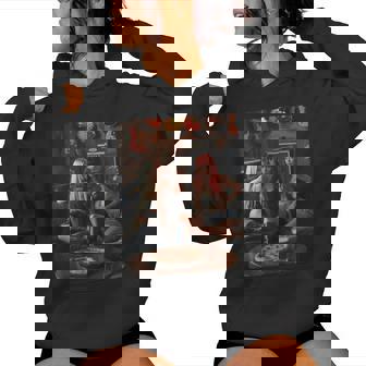Pinup Girl Para Hombre Hot Girls & Guitars 1 Grunge Sudadera con capucha para mujer - Regaloses