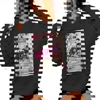 Pinup Girls 「バルーン付きセクシー赤毛ピンナップ1」 レディースパーカー - Kawaiitshirt