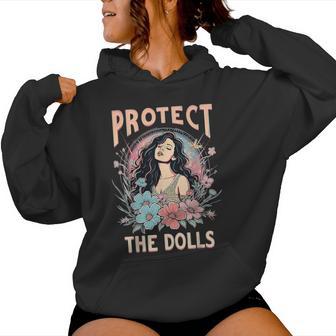 Protect The Dolls Trans Transgender Visibility Women Hoodie - Thegiftio UK