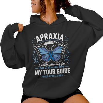 Proud Apraxia Mom Apraxia Awareness Stepmom Mother's Day Women Hoodie - Thegiftio UK