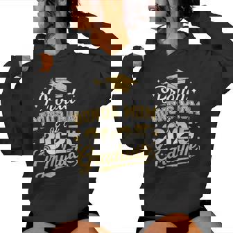 Proud Bonus Mom Of Class Of 2025 Graduate Senior Graduation Women Hoodie - Thegiftio UK