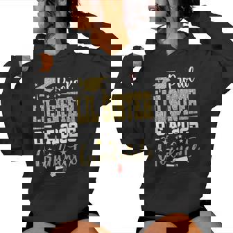 Proud Lil Sister Of A Class Of 2025 Graduate Senior Women Hoodie | Mazezy